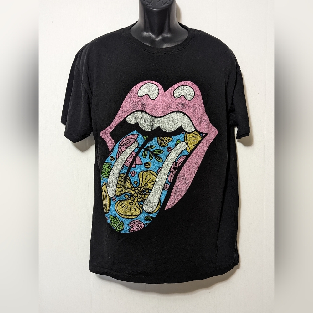 Men's Rolling Stones Black Graphic T-shirt Size Small/Medium